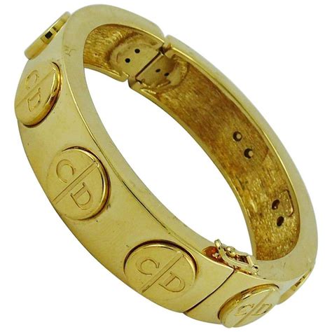 dior armreifen gold|antique christian Dior bracelets.